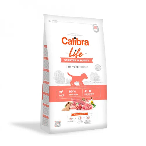Calibra Dog Life Starter & Puppy Lamb 12kg