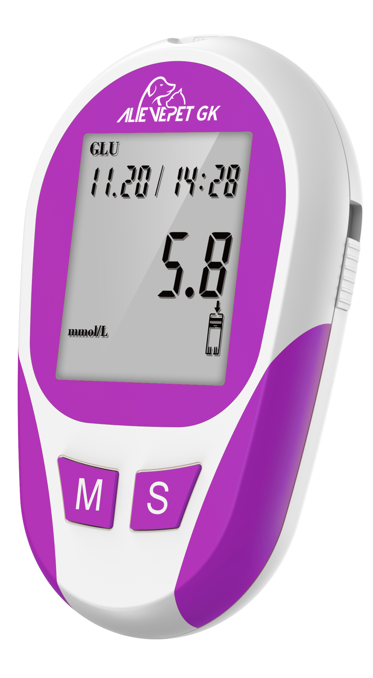 AlievePet Blood Glucose and β-KetoneTest Meter with Strips