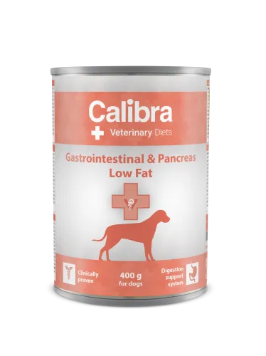 Calibra VD Dog can Gastrointestinal&Pancreas Low Fat 400g