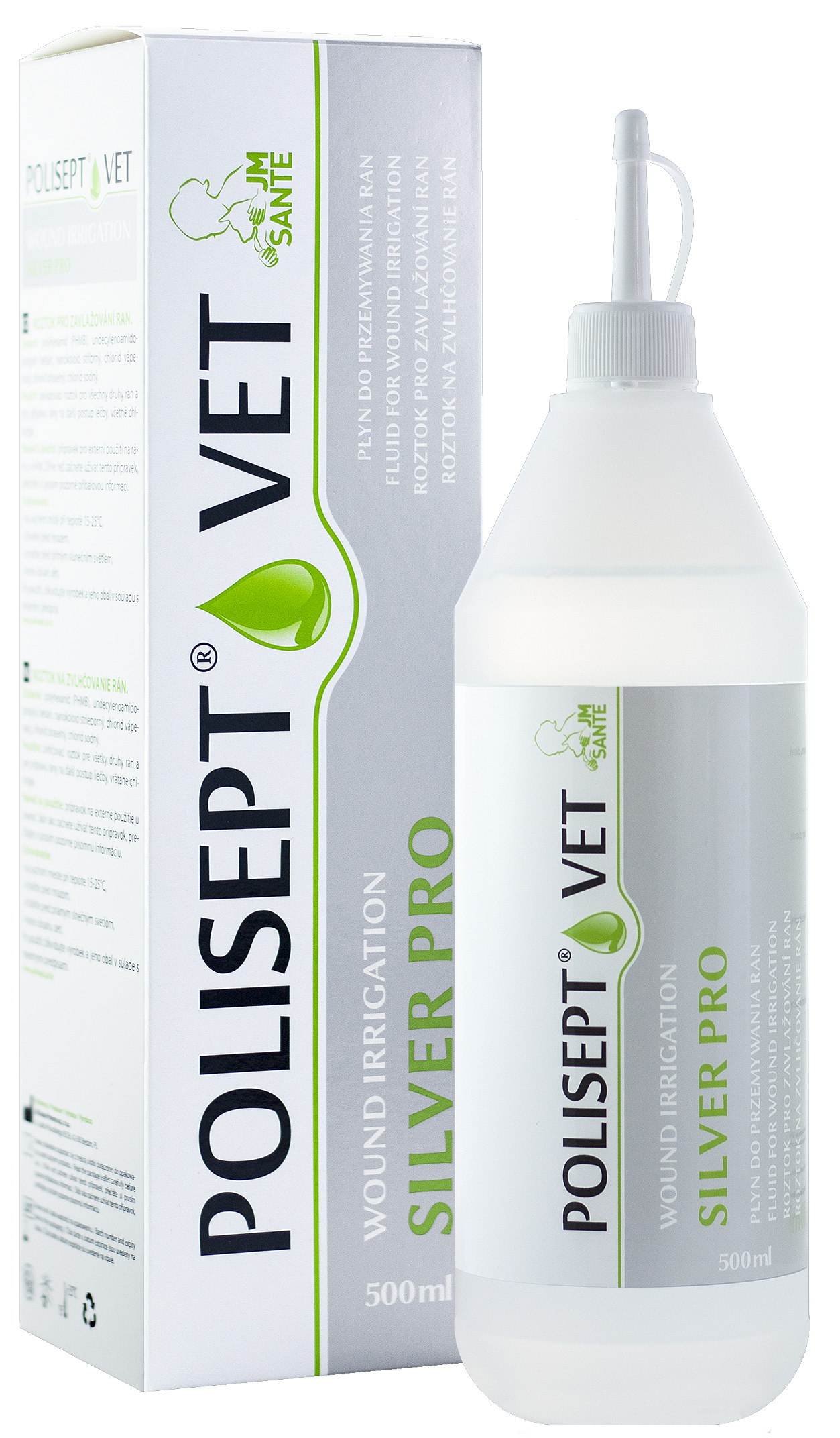 بوليسيبت بيطري لري الجروح الفضية 500 مل