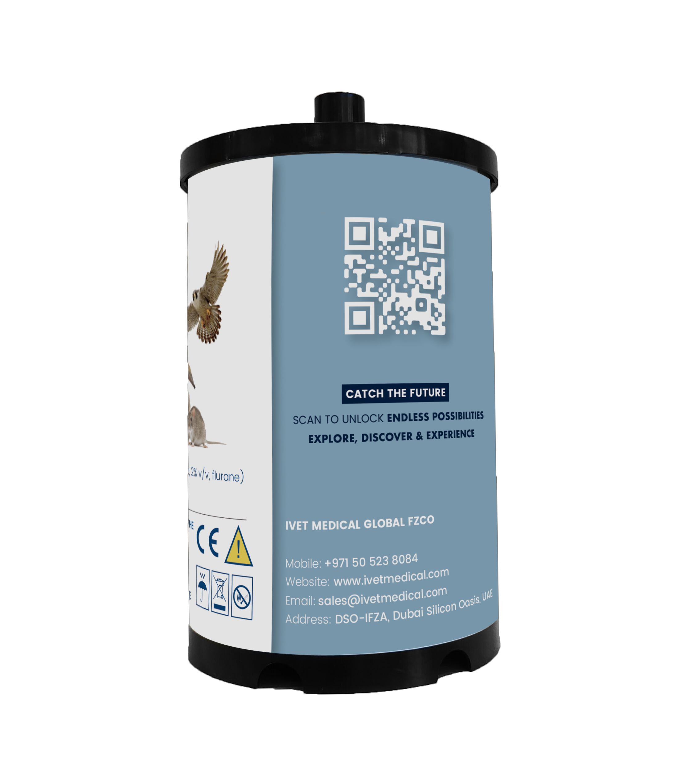 iVet Disposable Gas Filter Canister 1000g