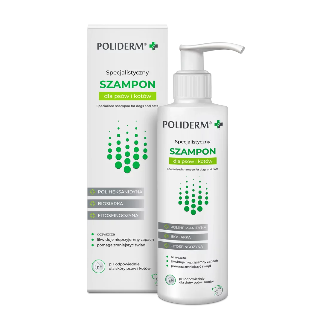 POLIDERM® SHAMPOO – shampoo for dogs and cats 250 ml