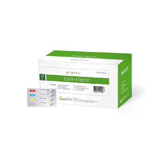 BIONOTE Anigen Rapid CaniV-4 – 4-in-1 Canine Vector-Borne Disease Test – 10 Tests