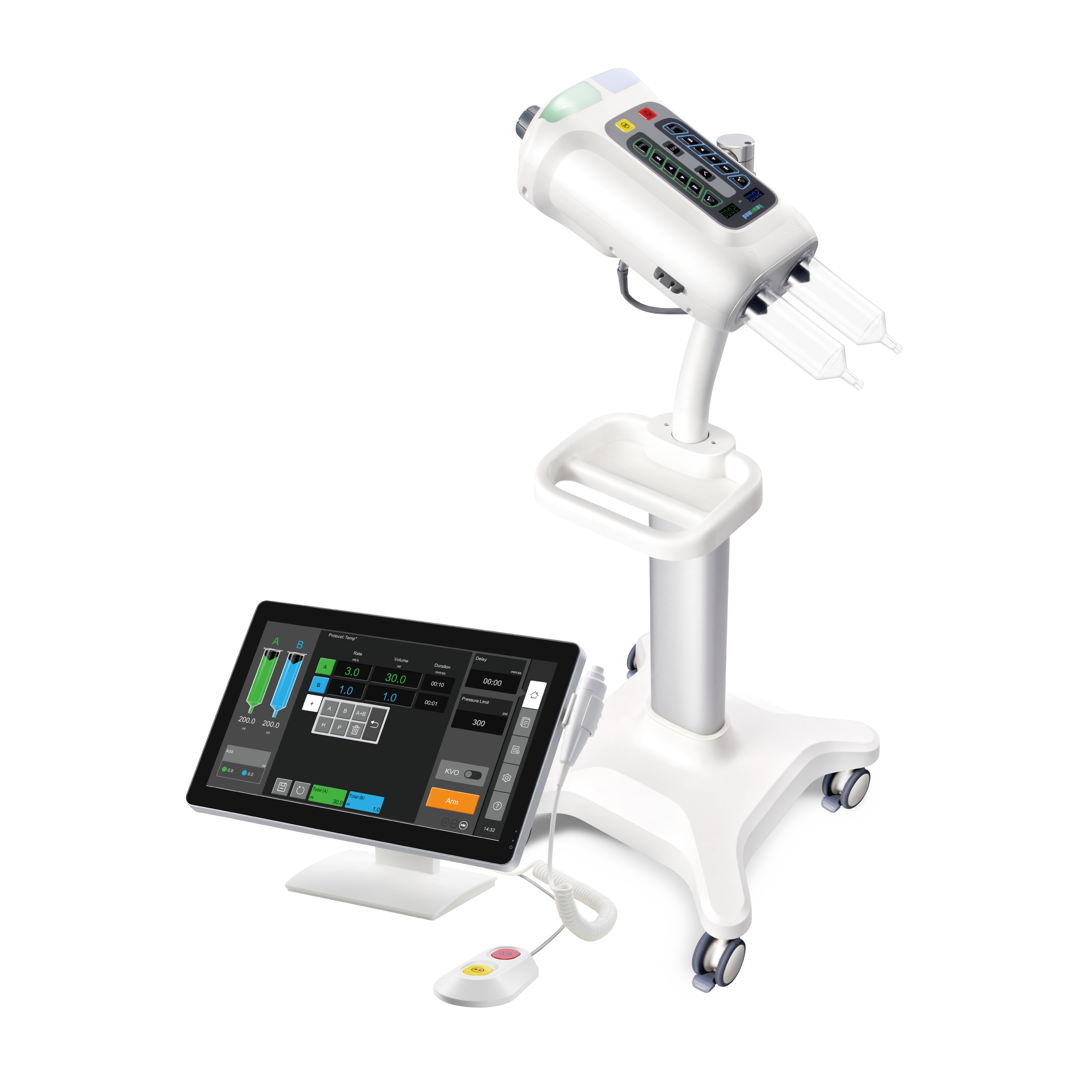 Syringe CT Contrast Media Injector
