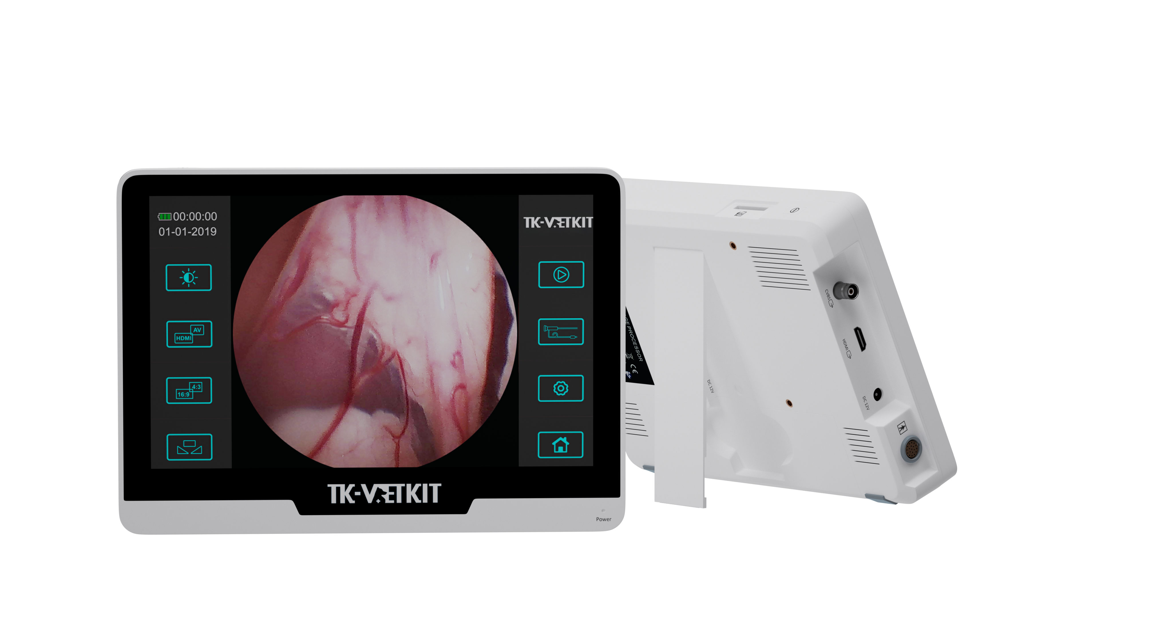 Seesheen TK-VETKIT EC-250H Portable Gastroscope with 10-inch Monitor