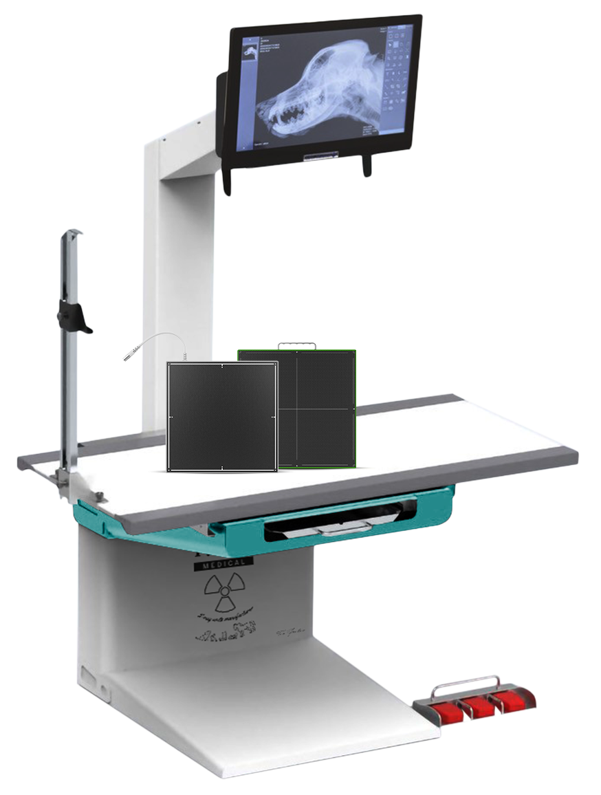 DIVINA STANDARD full digital Variable-height motorised diagnostic table