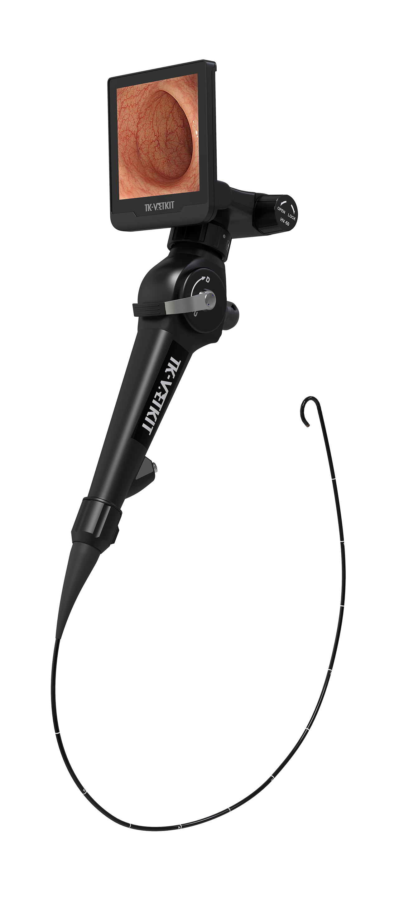 PORTABLE GASTROSCOPY AND ENDOSCOPY SYSTEM Seesheen TK-VETKIT EC-250H Portable Gastroscope with 4-inch Monitor