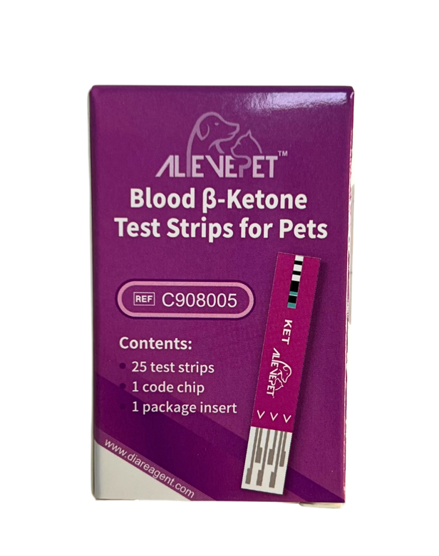 AlievePet Blood Glucose and β-KetoneTest Meter with Strips