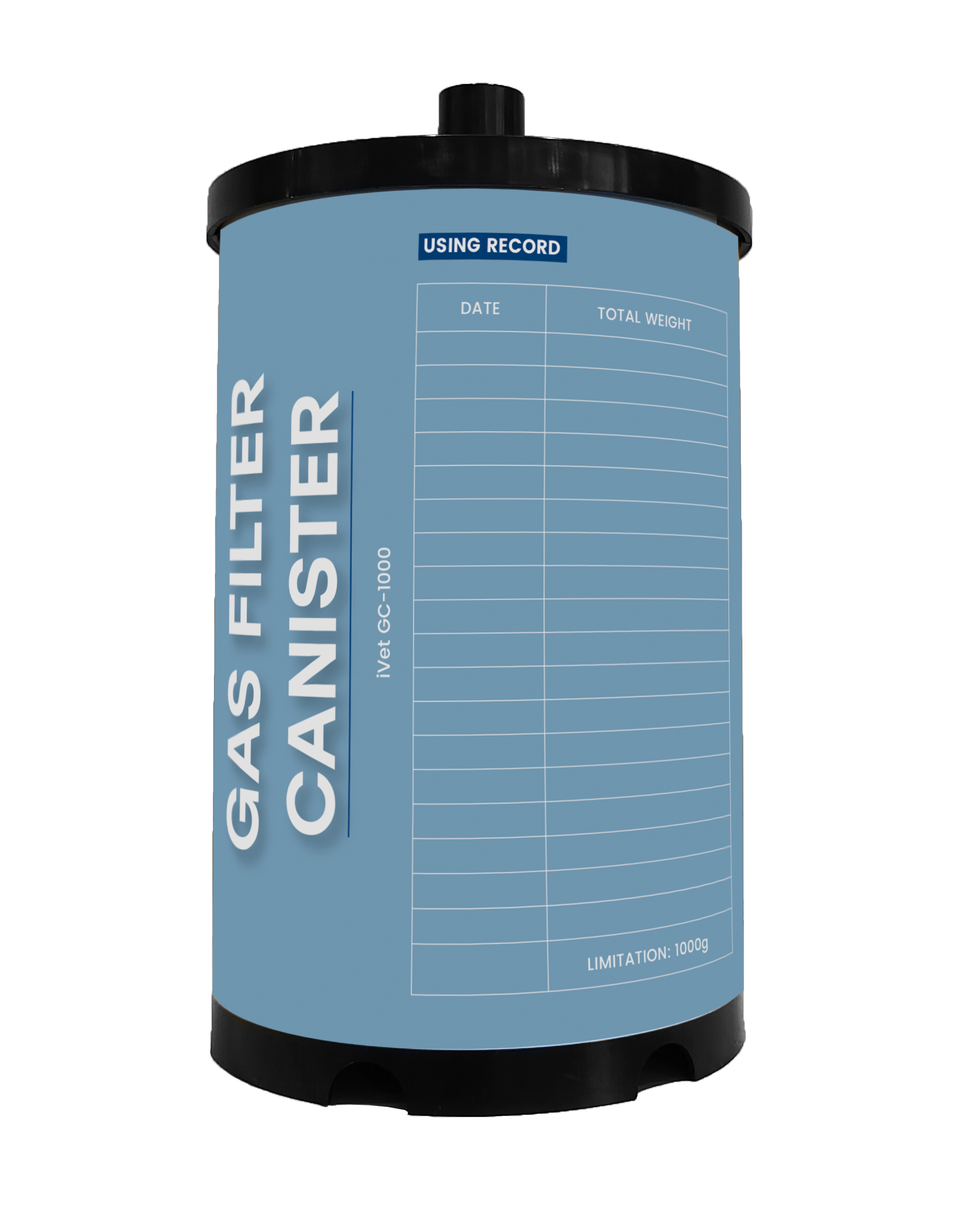 iVet Disposable Gas Filter Canister 1000g