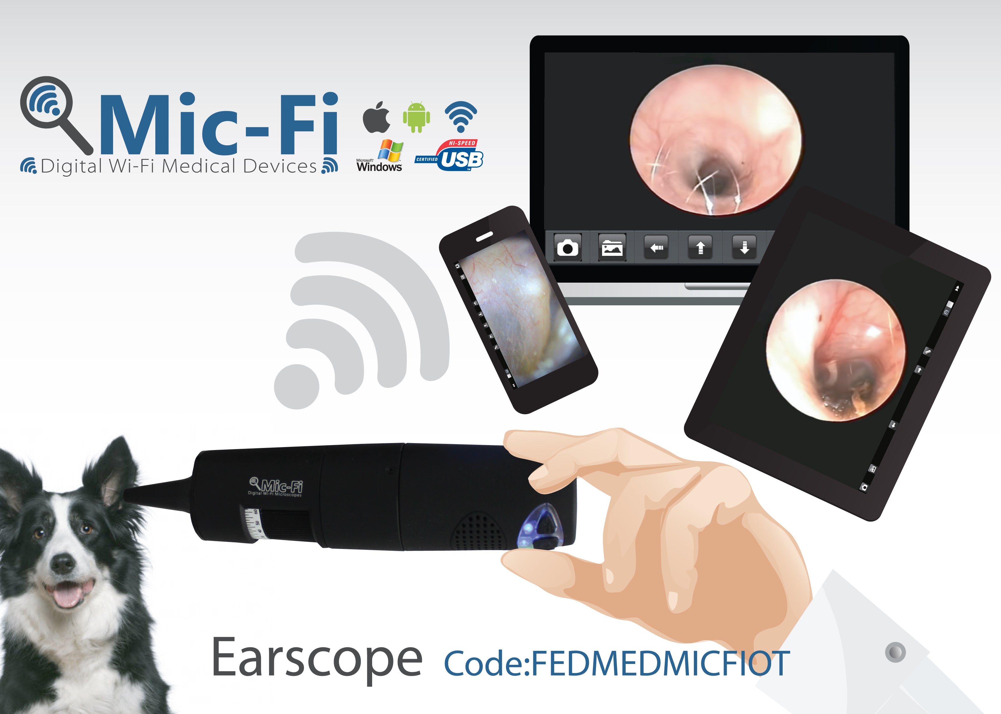Mic-Fi Digital Otoscope